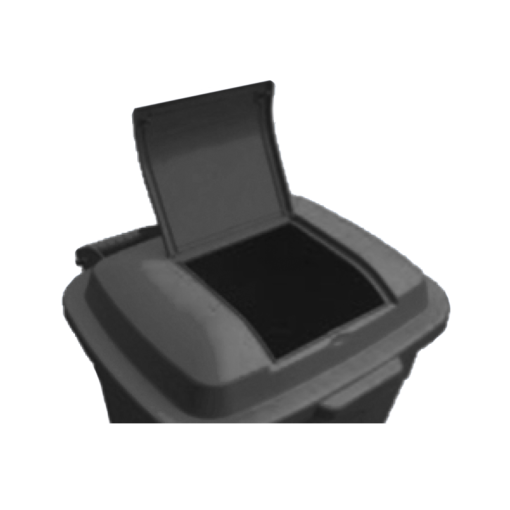 CONTENEDOR 120L DOBLE TAPA PEDAL Y RUEDAS 2